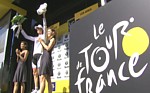 Andy Schleck w�hrend der 16. Etappe der Tour de France 2009